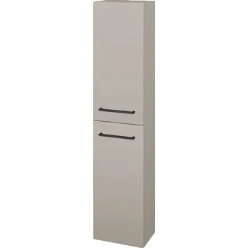 Koupelnový nábytek Dřevojas Vysoká skříň DOS SV1D2 35 - N07 Stone / Úchytka T06 / N07 Stone / Levé