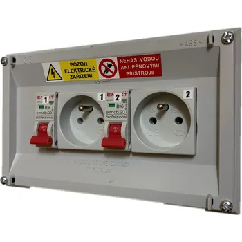 Rozvaděč RZP642308.2ZS zásuvková kombinace zapojená