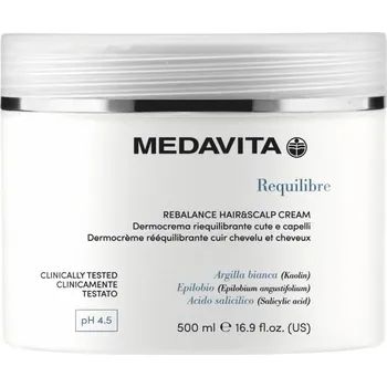Vlasová regenerace Medavita REQUILIBRE Krém před mytím vlasů pro mastnou pokožku 500ml