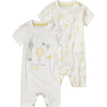 Chlapecké pyžamo lupilu® Dětské pyžamo BIO, 2 kusy (bílá, 62)