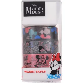 Samolepící páska Washi Minnie Mouse 15mmx5m/3ks