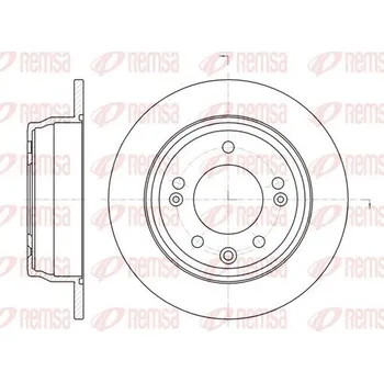 Brzdový kotouč Brzdový kotouč REMSA 61105.00