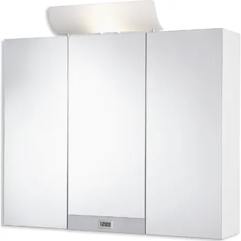 Koupelnový nábytek Jokey Plastik JOKEY TAGONA bílá/ALU zrc.skříňka 80x74/65/x17,5 dřevěná, 20W