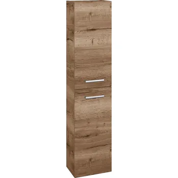 Koupelnový nábytek Dřevojas Vysoká skříň DOOR SV1D2 35 - D21 Tobacco / Úchytka T03 / D21 Tobacco / Pravé