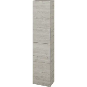 Koupelnový nábytek Dřevojas Vysoká skříň DOS SV1D2 35 - D05 Oregon / Úchytka T05 / D05 Oregon / Levé