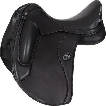 Jezdecké sedlo Drezurní sedlo Acavallo Leonardo, 15,5", černá