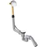 Hansgrohe Exafill CHROM úplná sada vanového výtoku, odtokové a přepadové soupravy pro normální vany