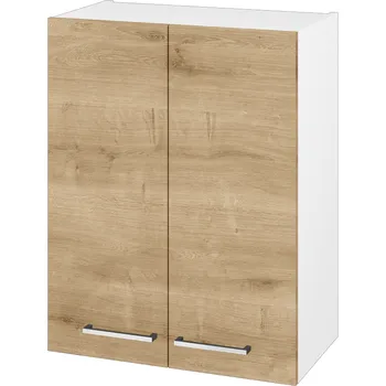 Koupelnový nábytek Dřevojas Horní skříňka DOS SYD2 60 - N01 Bílá lesk / Úchytka T04 / D09 Arlington