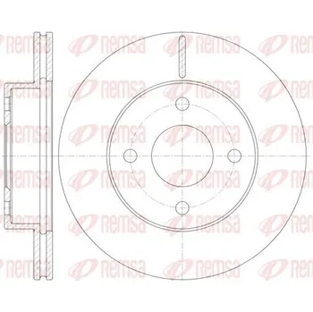 Brzdový kotouč Brzdový kotouč REMSA 61131.10