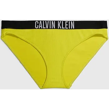 Dámské plavky Dámský spodní díl bikin KW0KW01986 LRF neon. žluté - Calvin Klein M