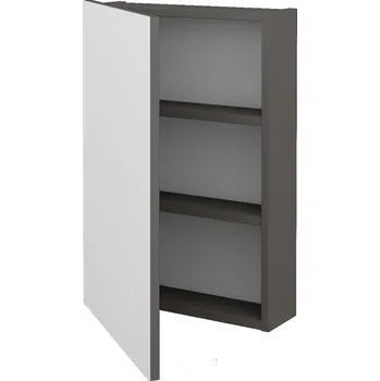 Koupelnový nábytek Dřevojas Jednodveřová galerka Q GA 50 - N06 Lava / Levé