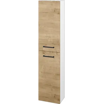 Koupelnový nábytek Dřevojas Vysoká skříň DOOR SV1D2 35 - N01 Bílá lesk / Úchytka T06 / D09 Arlington / Levé