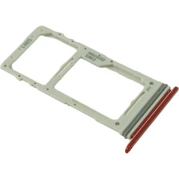 Náhradní díl pro mobilní telefon Samsung Galaxy Note 10 lite (N770F) SIM tray červený, držák, šuplík, držák, šuplík GH98-45189C