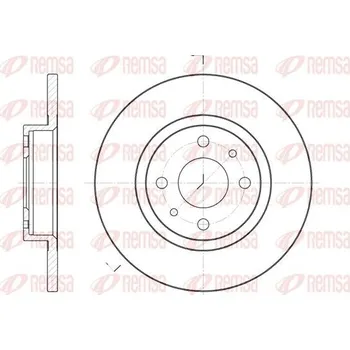 Brzdový kotouč Brzdový kotouč REMSA 6191.00