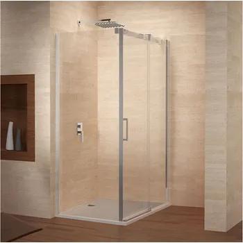 Riho Ocean čtyřúhelníkový sprchový kout 140x100x195 cm, pravý, chrom, Riho-Shield, číré sklo (G006021120)