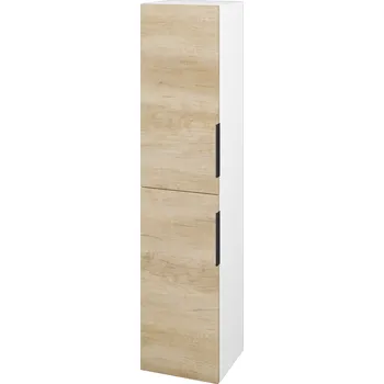 Koupelnový nábytek Dřevojas Vysoká skříň DOS SVD2 35 - N01 Bílá lesk / Úchytka T07 / D15 Nebraska / Levé