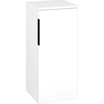 Koupelnový nábytek Dřevojas Nízká skříňka DOS SND 35 - N01 Bílá lesk / Úchytka T07 / M01 Bílá mat / Pravé