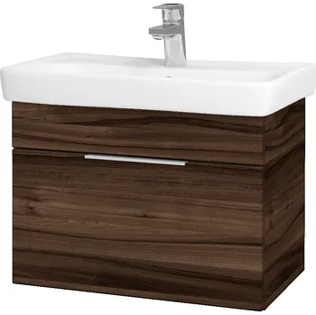 Koupelnový nábytek Dřevojas Koupelnová skříňka SOLO SZZ 60 - D06 Ořech / Úchytka T05 / D06 Ořech