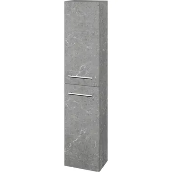 Koupelnový nábytek Dřevojas Vysoká skříň DOS SV1D2 35 - D20 Galaxy / Úchytka T03 / D20 Galaxy / Levé