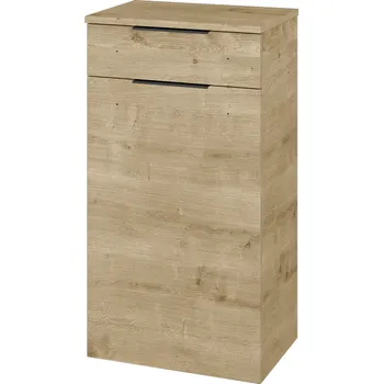 Koupelnový nábytek Dřevojas Nízká skříňka DOS SNDZ 50 - D09 Arlington / Úchytka T07 / D09 Arlington / Levé