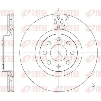 Brzdový kotouč Brzdový kotouč REMSA 6982.10