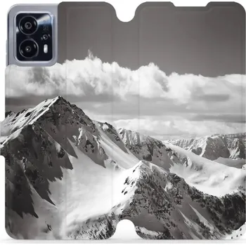 Pouzdro na mobilní telefon Flipové pouzdro Mobiwear - Motorola Moto G13 - M152P Velehory (Knížkové flip pouzdro, obal, kryt na mobil Motorola Moto G13 - M152P Velehory, materiál Umělá kůže + TPU - ochrana 360°, stojánek, silikonová vanička, magnetické zavírání)