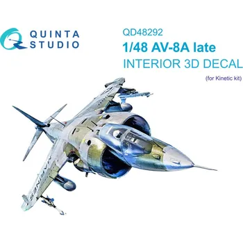 Plastikový model 1/48 AV-8A Late 3D-Printed&col. Interior (KIN)