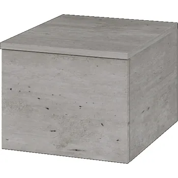 Koupelnový nábytek Dřevojas Nízká skříňka DOS SNZ1 40 - D01 Beton / Bez úchytky T31 / D01 Beton