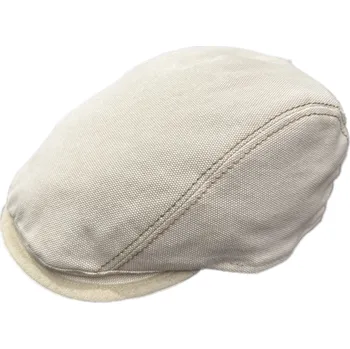 Čepice Fiebig - Headwear since 1903 Bekovka driver cap od Fiebig bavlna - béžový kanvas Velikost: 61 cm (XL)