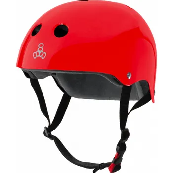 Helma na in-line Triple Eight - The Certified Sweatsaver Helmet Red Gloss - helma Velikost: XS/S