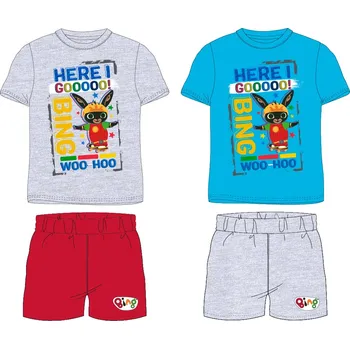 Chlapecké pyžamo Králíček bing- licence Chlapecké pyžamo - Králíček Bing 5204041, šedá / červené kraťasy Barva: Šedá, Velikost: 92