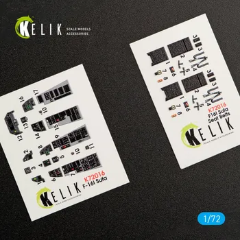 Plastikový model 1/72 F-16I Sufa interior 3D decals (KIN)
