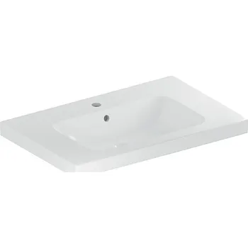 Umyvadlo Geberit iCon Light umyvadlo s odkládací plochou, 90x48 cm, s otvorem pro baterii, s přepadem, bílá (501.840.00.1)