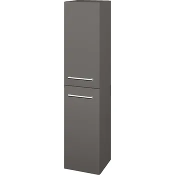 Koupelnový nábytek Dřevojas Vysoká skříň DOS SVD2 35 - N06 Lava / Úchytka T03 / N06 Lava / Pravé