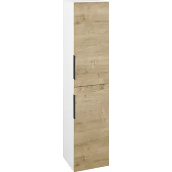 Koupelnový nábytek Dřevojas Vysoká skříň DOS SVD2 35 - N01 Bílá lesk / Úchytka T07 / D09 Arlington / Pravé