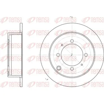 Brzdový kotouč Brzdový kotouč REMSA 6838.00