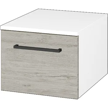 Koupelnový nábytek Dřevojas Nízká skříňka DOS SNZ1 40 - N01 Bílá lesk / Úchytka T06 / D05 Oregon