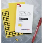 HellermannTyton 598-92127 TAG121FB-270-YE kabelové značení Helasign 20 x 8 mm Barva aktivního pole: žlutá počet štítků: