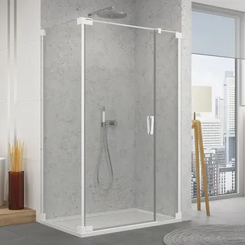 RONAL CADURA Jednokřídlé dveře s pantem u zdi a s pevnou stěnou v rovině - levý díl CA31CGSM20907