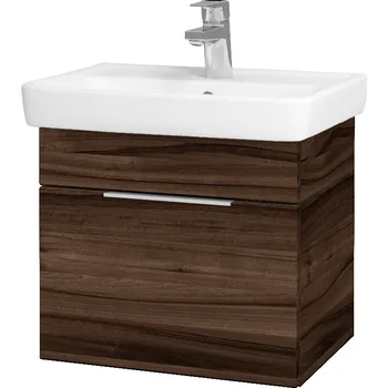 Koupelnový nábytek Dřevojas Koupelnová skříňka SOLO SZZ 50 - D06 Ořech / Úchytka T05 / D06 Ořech