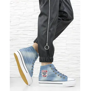 Dámské tenisky GIOLAN Dámské tenisky na klínku JN-09-3L.BL Velikost: 38