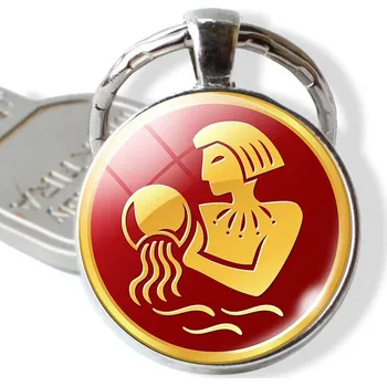 Přívěšek na klíče znamení zvěrokruhu - vodnář