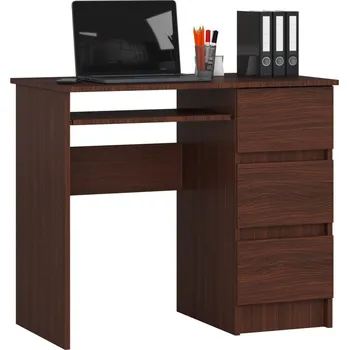 Psací stůl Psací stůl A-6 90 cm wenge pravý