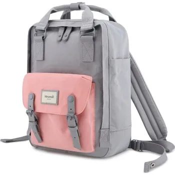 Himawari L dámský batoh Dillon Šedo-růžový 17 l Himawari 97k-cube