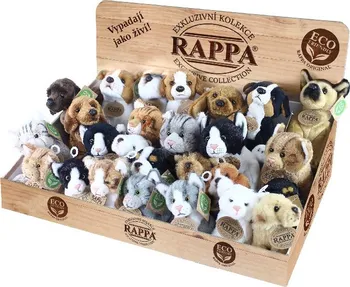 Plyšová hračka Rappa Displej exkluzivní plyš psi a kočky Eco-Friendly