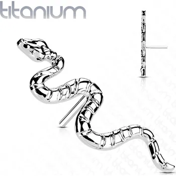 Piercing Šperky4U Ozdoba k PUSH IN piercingu - had - TIT1185