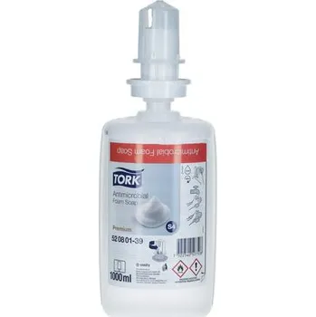 Dezinfekce Antimikrobiální pěnové mýdlo Tork Premium (S4), náhradní náplň, 1000 ml
