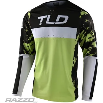 cyklistický dres Pánský dres TroyLeeDesigns SE PRO Jersey Dyeno Glo Green 2022 XL