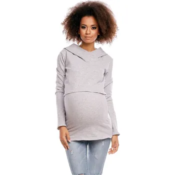 Dámská mikina Těhotenská mikina model 84459 PeeKaBoo XXL