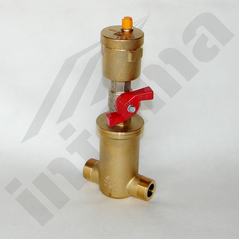 Odvzdušňovací sada (Sada odvzdušnění se separátorem vzduchu a kulovým ventilem)